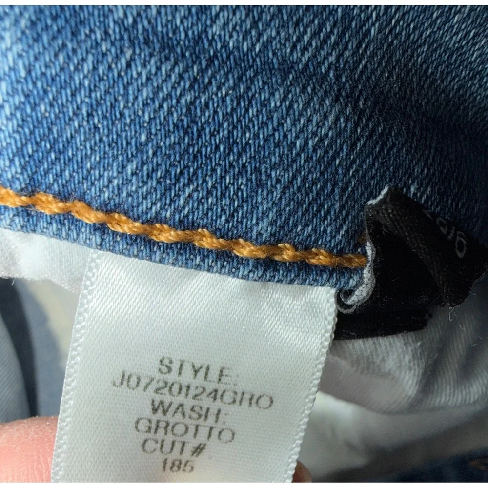 Veronica Beard Carly Kick Flare Jeans Sz 28 Tuxedo Stripe Designer Luxury - Picture 8 of 10